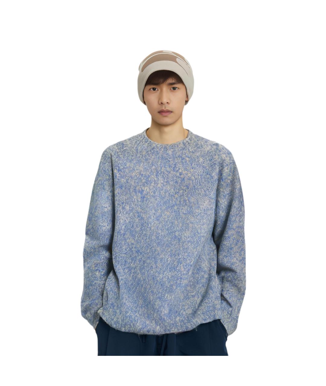 LOEWE Синий джемпер / свитер, фото 9