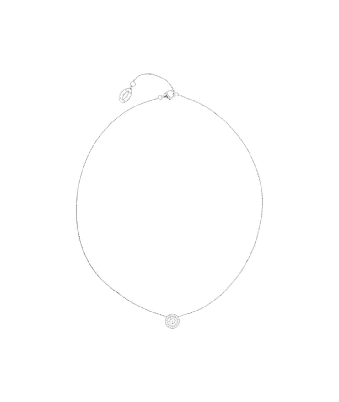 CARTIER Серебряное колье из белого золота, фото 2