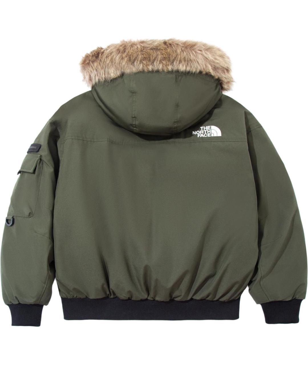 THE NORTH FACE Хаки полиамидовая куртка, фото 2