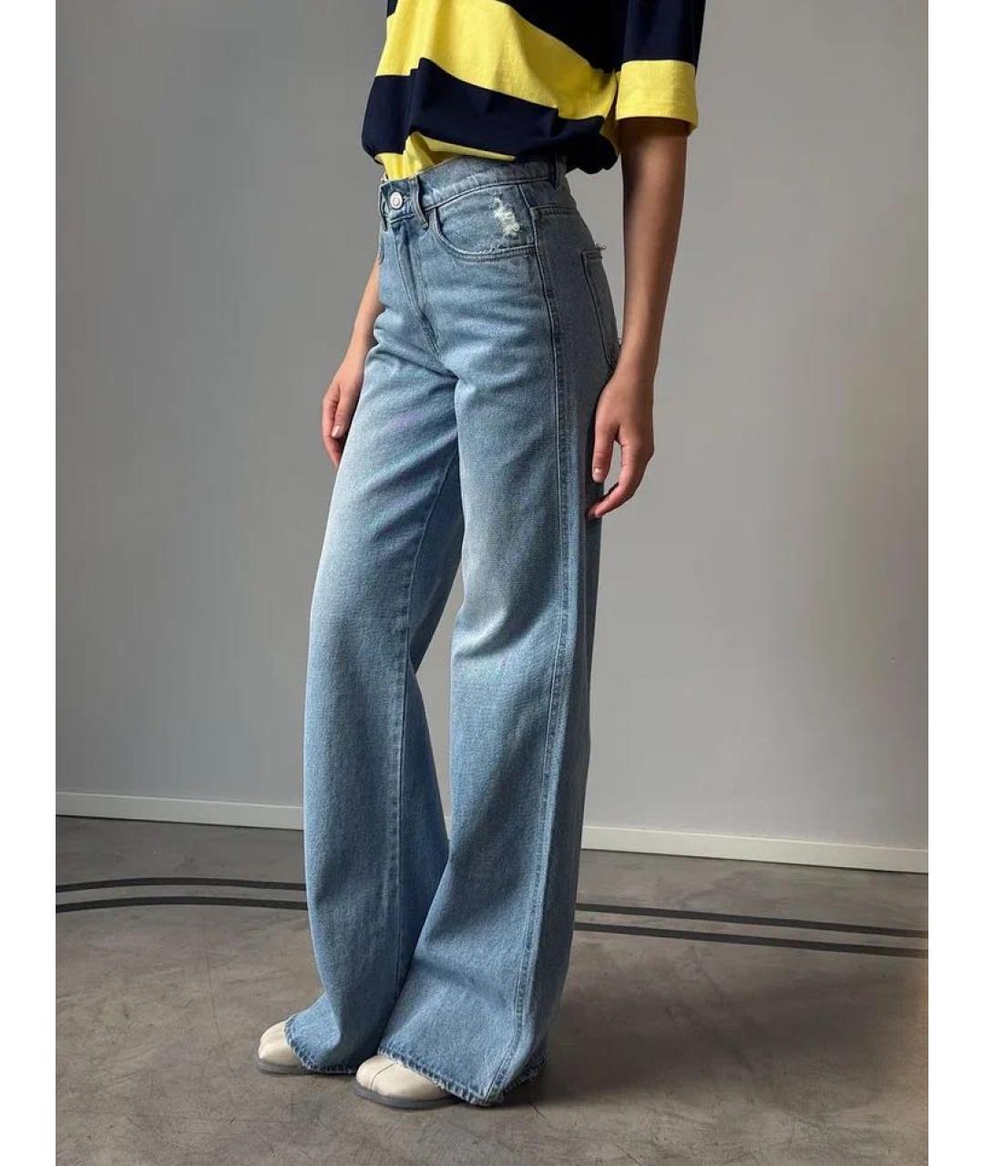 COPERNI Голубые хлопковые прямые джинсы, фото 4