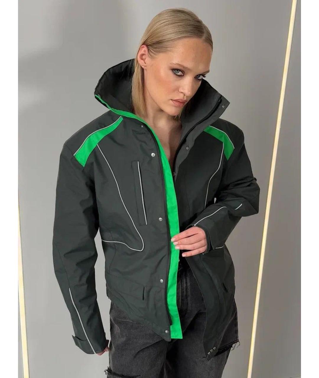 COPERNI Хаки полиамидовая куртка, фото 2