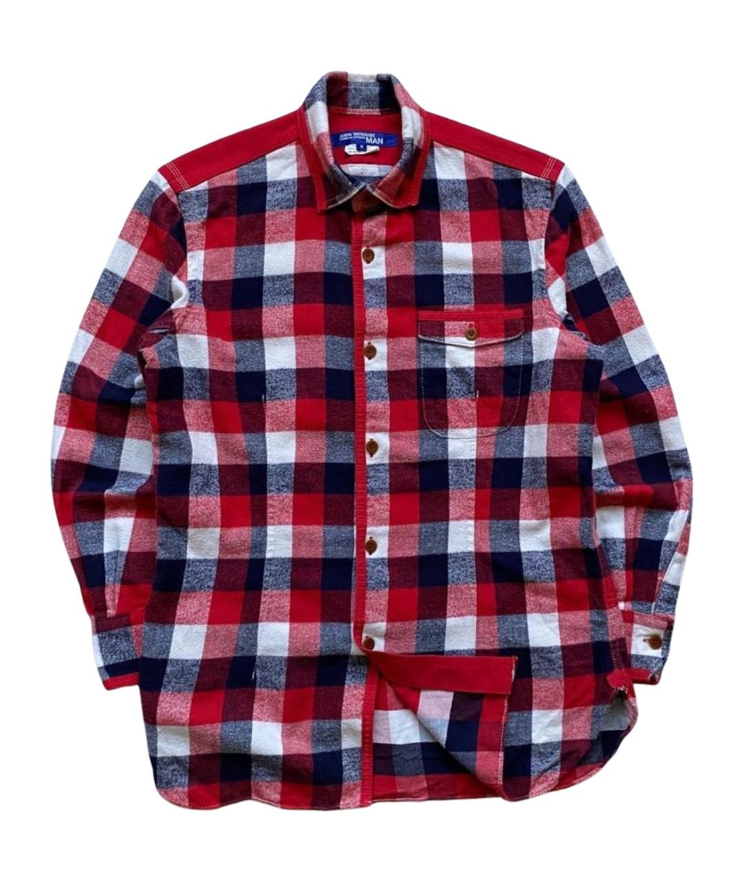 JUNYA WATANABE COMME DES GARÇONS Мульти хлопковая кэжуал рубашка, фото 1