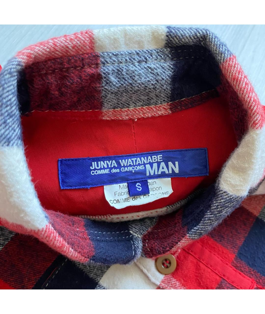 JUNYA WATANABE COMME DES GARÇONS Мульти хлопковая кэжуал рубашка, фото 3