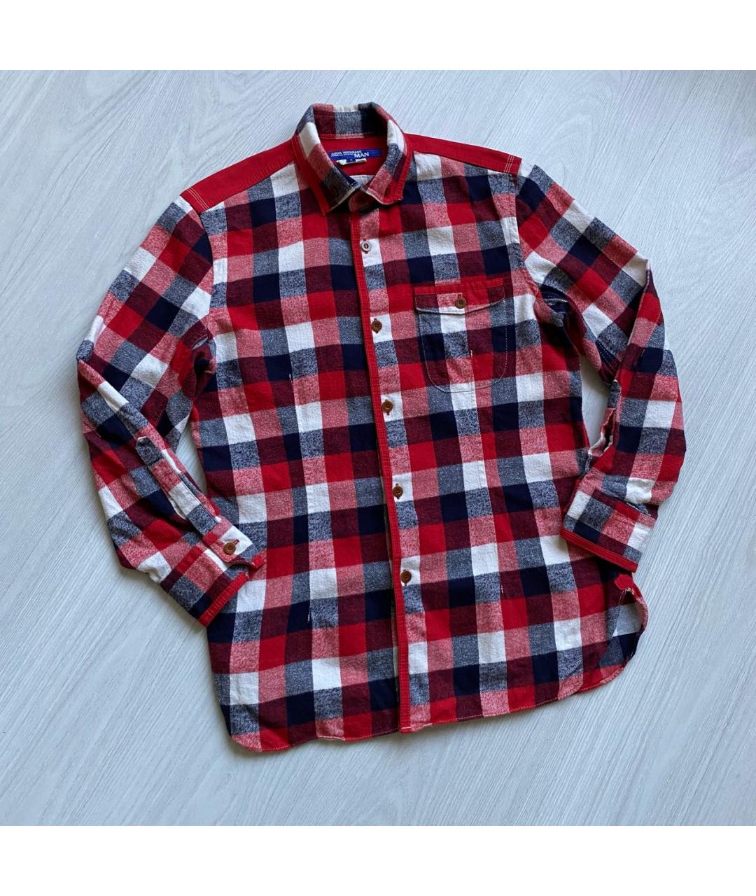 JUNYA WATANABE COMME DES GARÇONS Мульти хлопковая кэжуал рубашка, фото 4