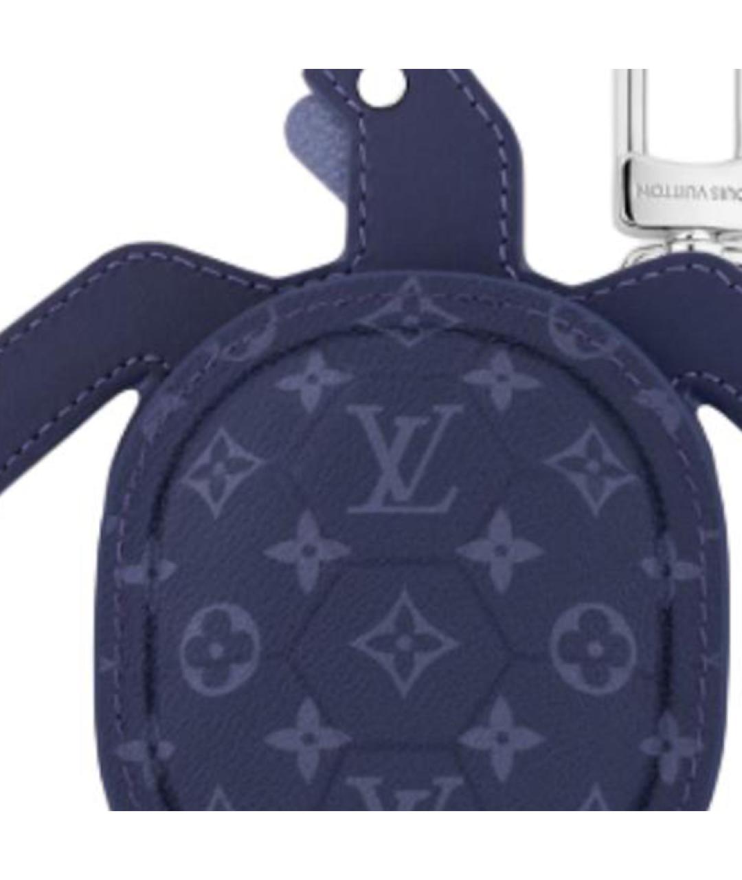 LOUIS VUITTON Синий брелок, фото 3
