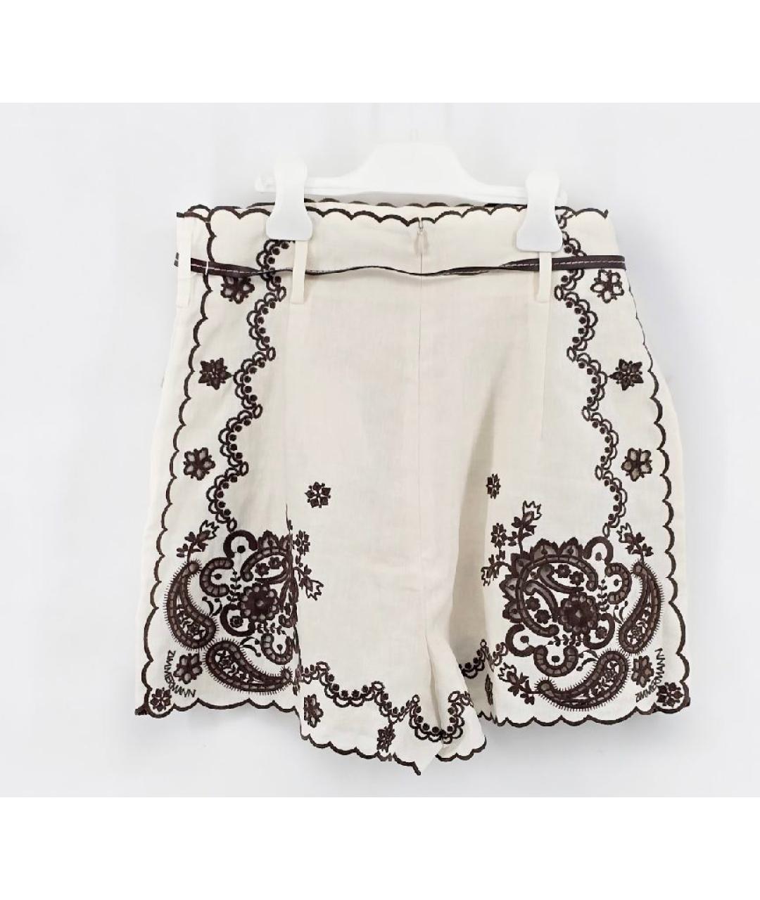 ZIMMERMANN Белая льняная рубашка, фото 4