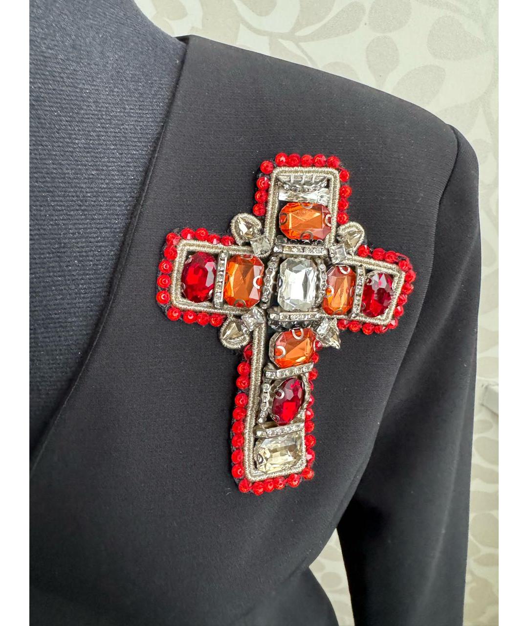 VERSACE Черное шелковое коктейльное платье, фото 3