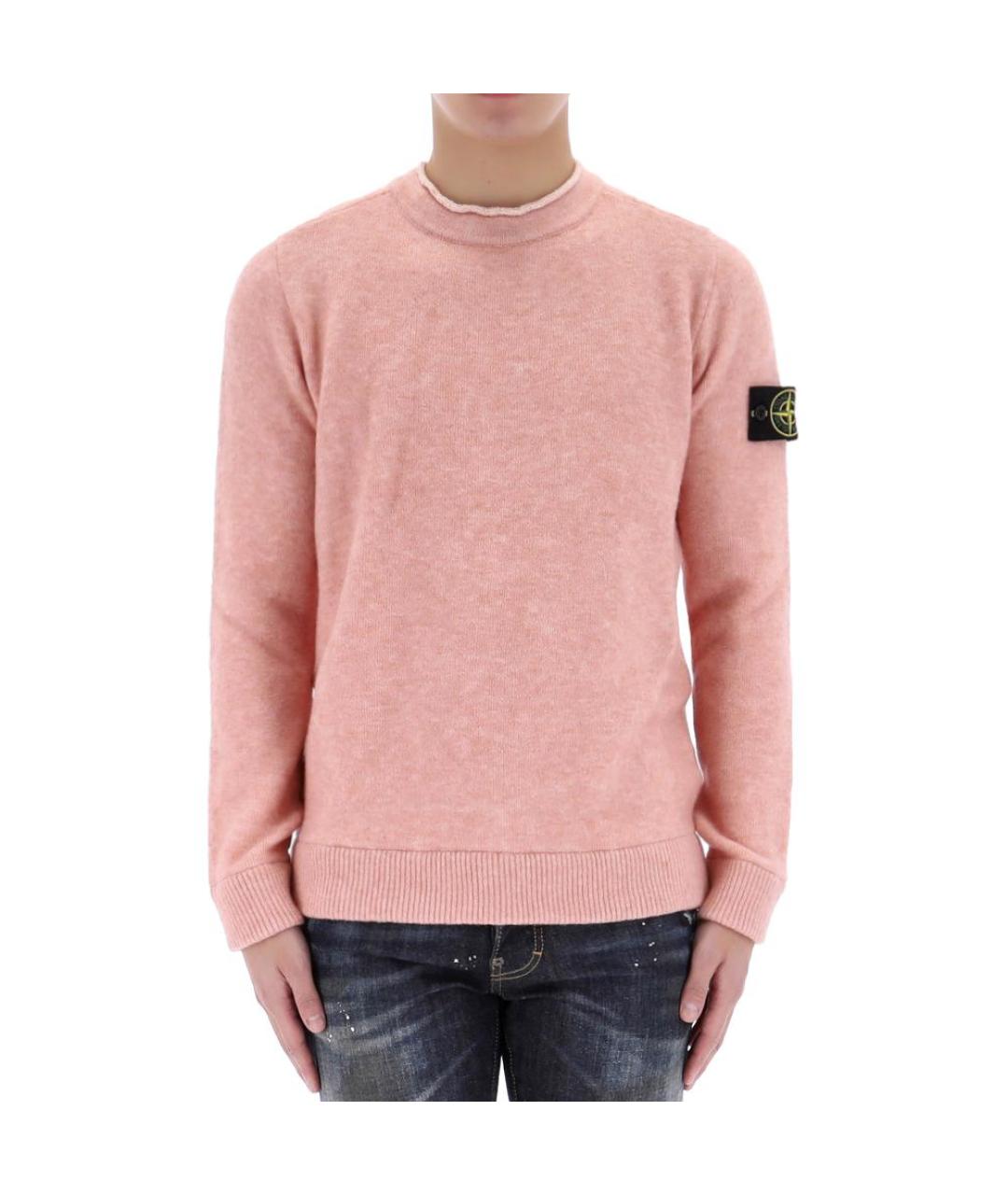 STONE ISLAND Розовый джемпер / свитер, фото 6