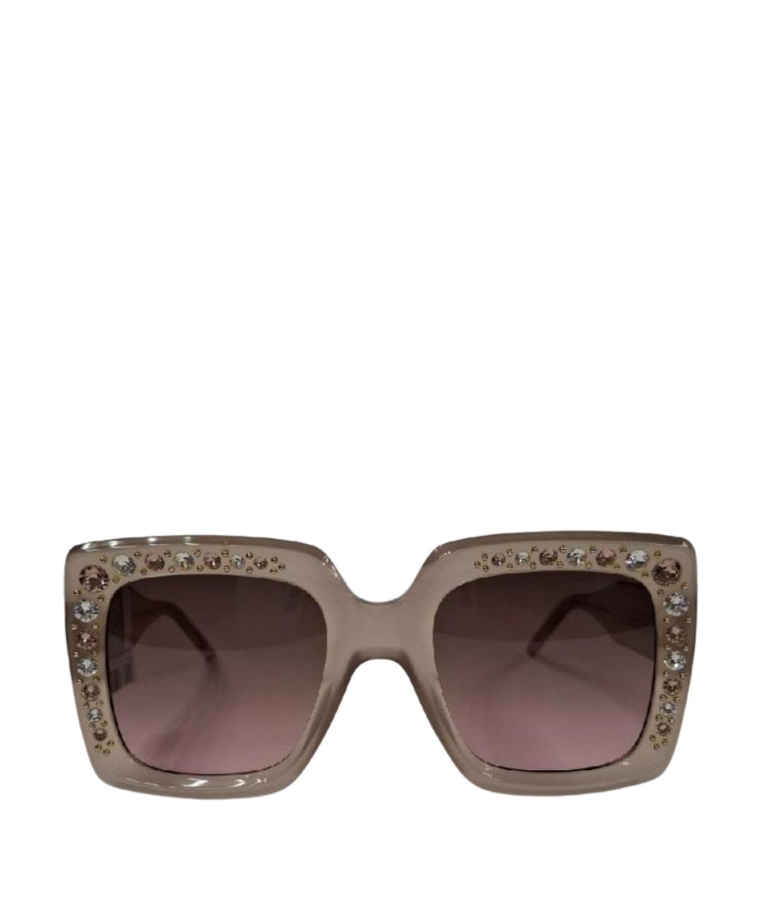 CAROLINA HERRERA Розовые пластиковые солнцезащитные очки, фото 1