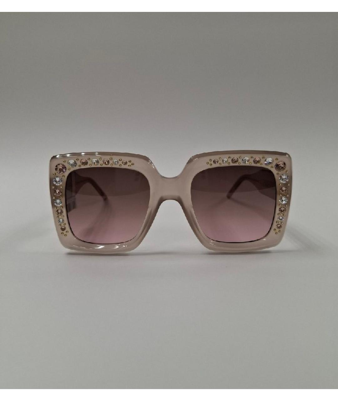 CAROLINA HERRERA Розовые пластиковые солнцезащитные очки, фото 4