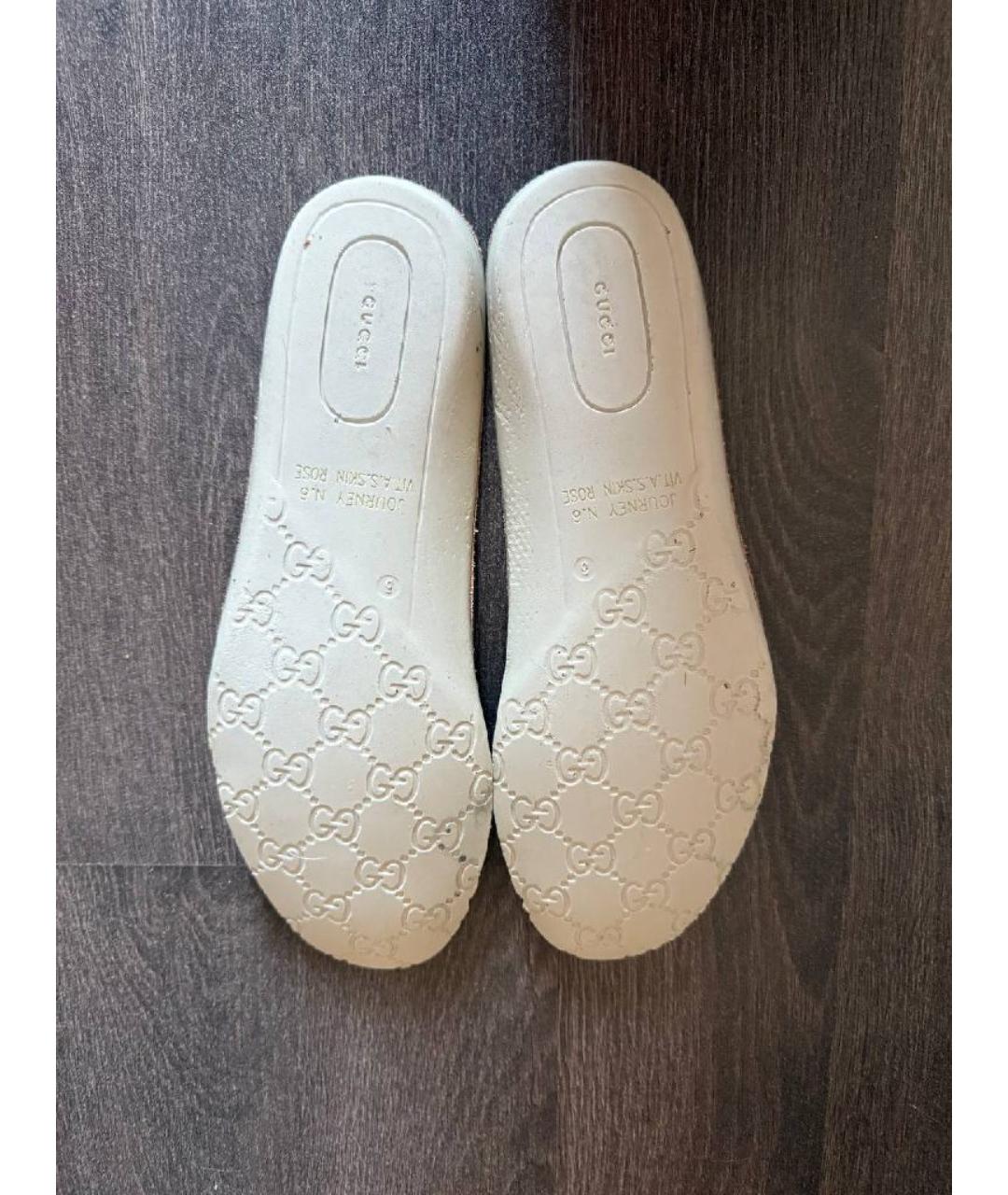 GUCCI Черные текстильные высокие кроссовки / кеды, фото 7