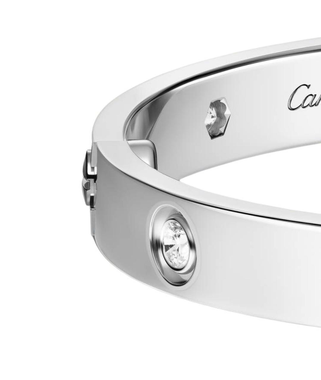 CARTIER Серебрянный браслет из белого золота, фото 5