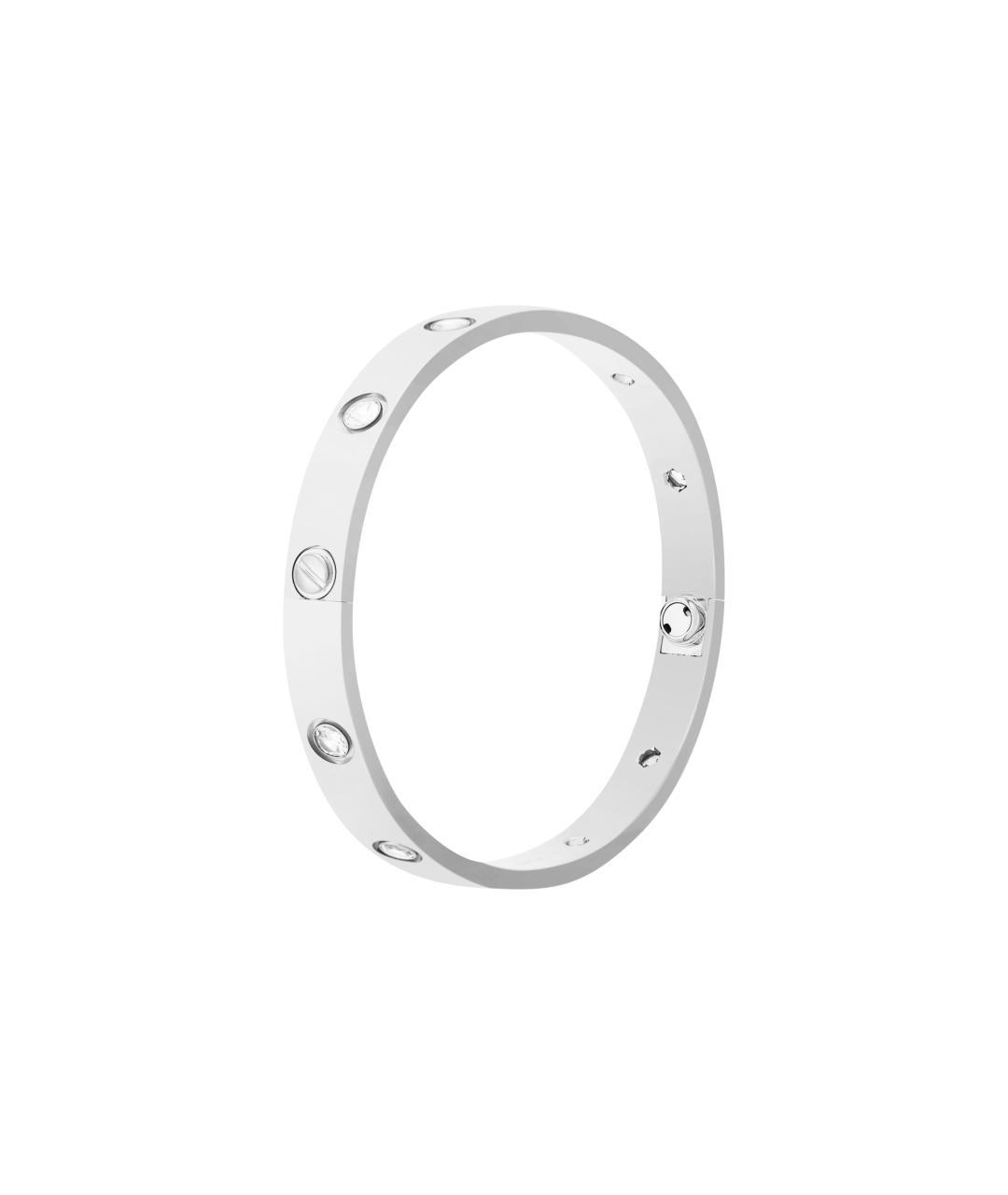 CARTIER Серебрянный браслет из белого золота, фото 3