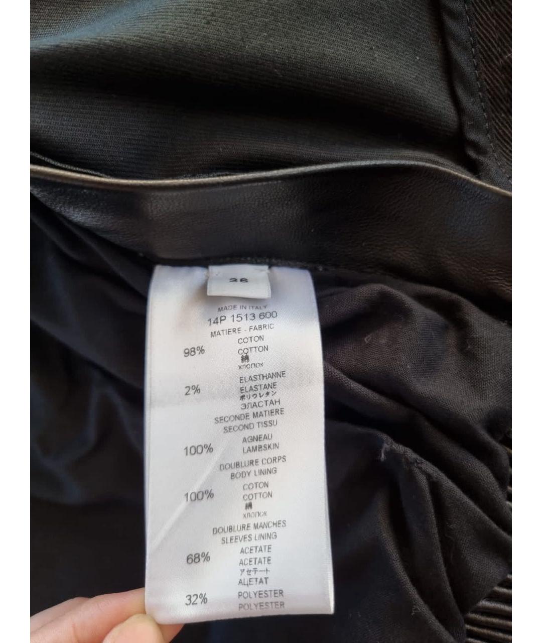 GIVENCHY Черный кожаный тренч/плащ, фото 4