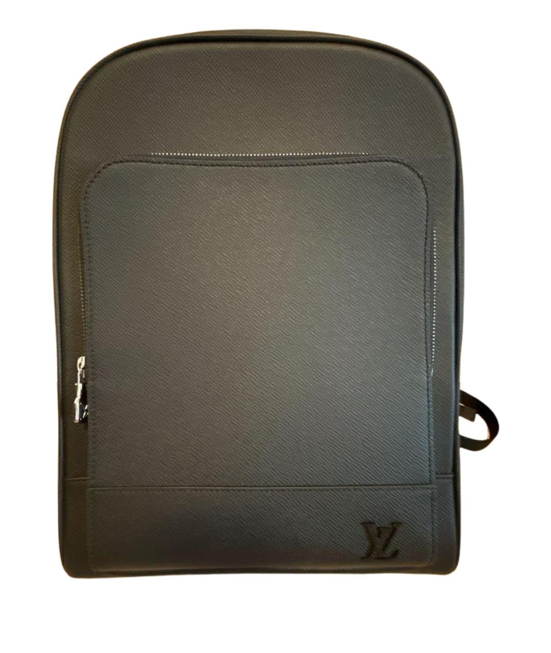 LOUIS VUITTON Черный кожаный рюкзак, фото 1