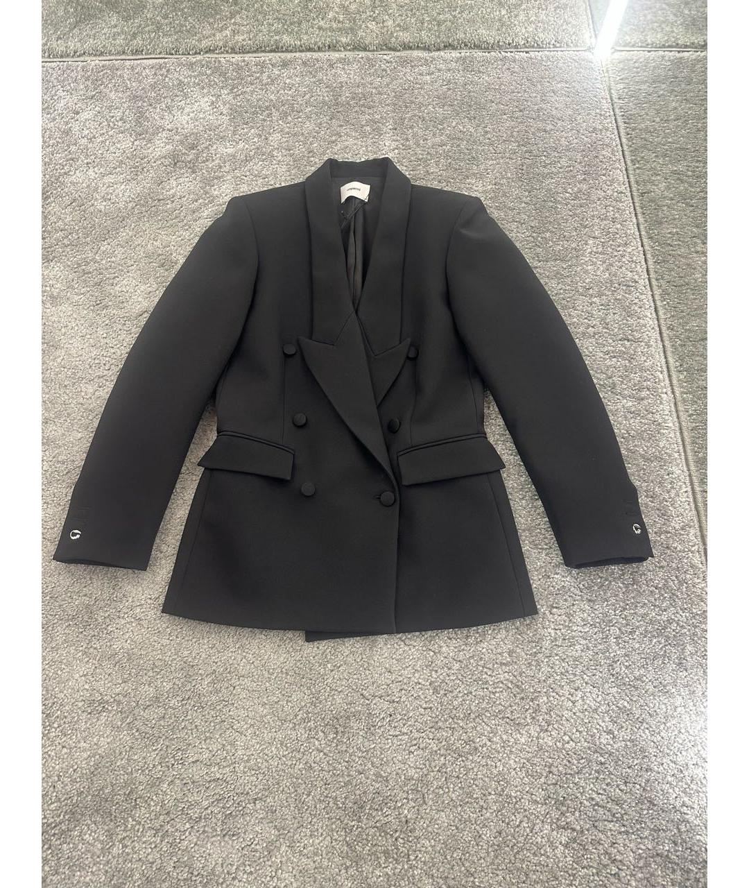 COPERNI Черный полиэстеровый жакет/пиджак, фото 2