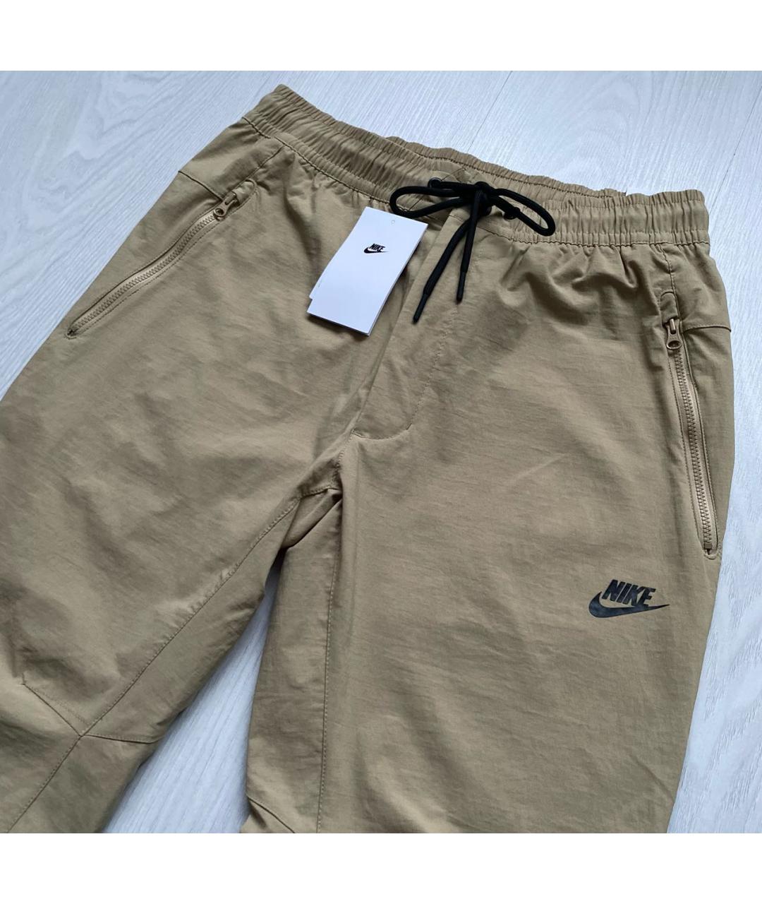 NIKE Бежевые повседневные брюки, фото 2
