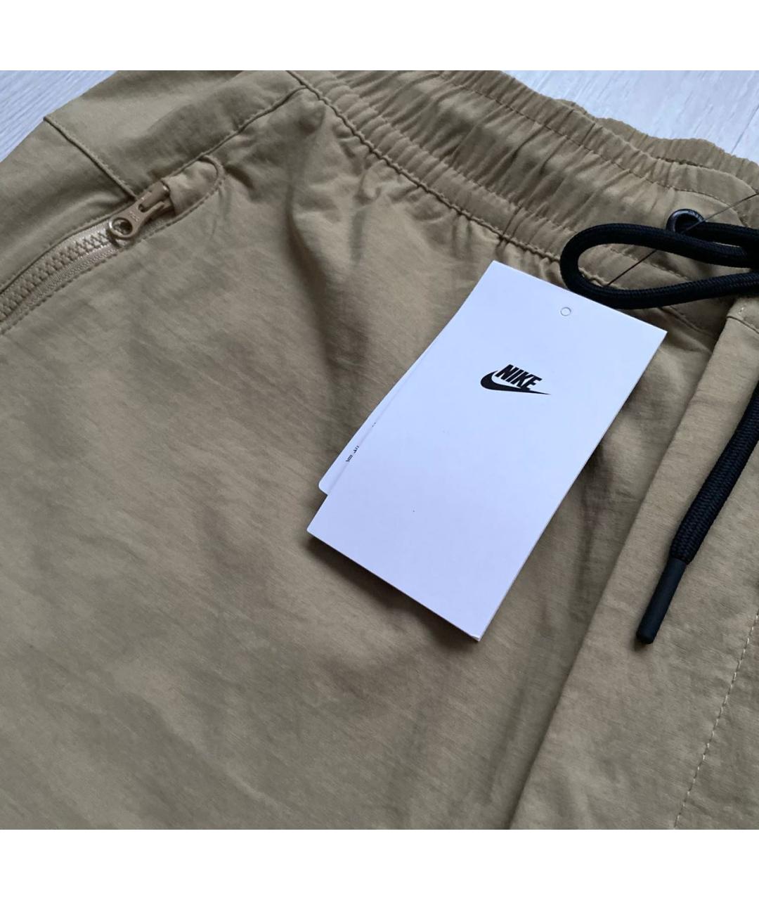 NIKE Бежевые повседневные брюки, фото 3