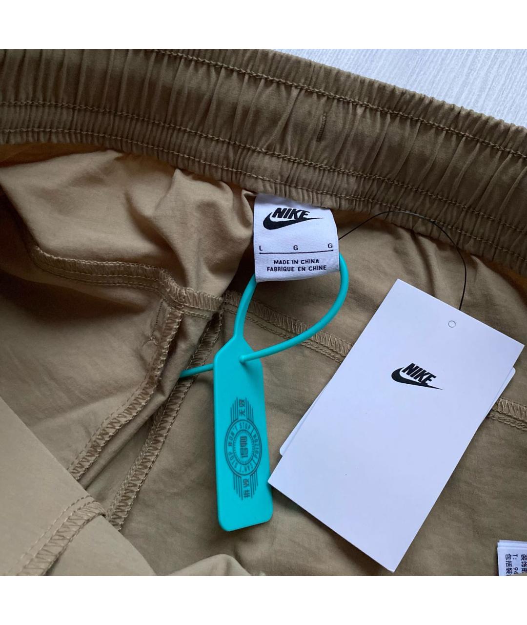 NIKE Бежевые повседневные брюки, фото 7