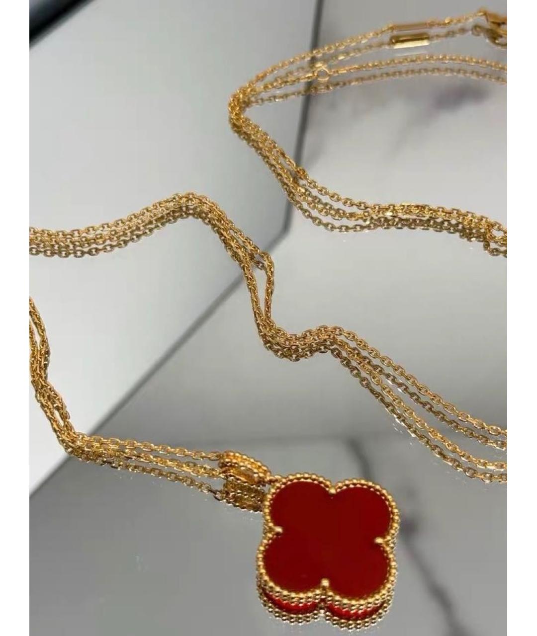 VAN CLEEF & ARPELS Красное колье из розового золота, фото 5
