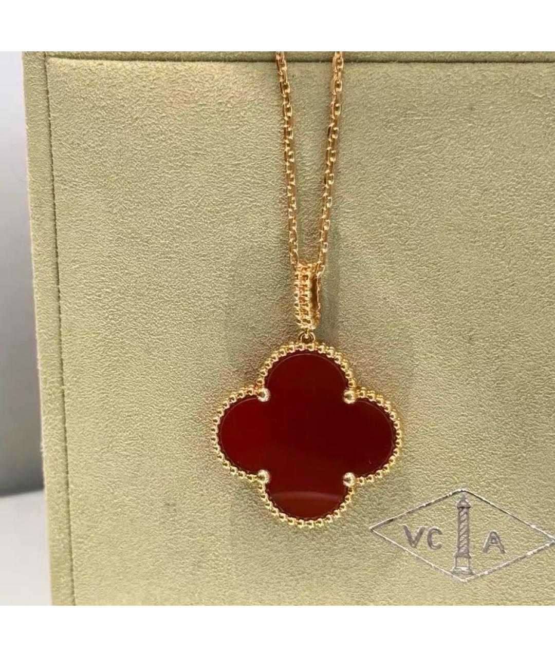 VAN CLEEF & ARPELS Красное колье из розового золота, фото 6