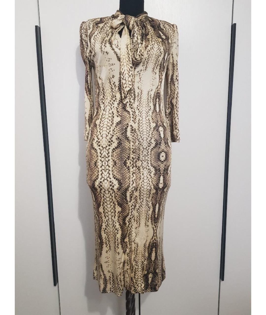 CAVALLI CLASS Мульти вискозное повседневное платье, фото 6
