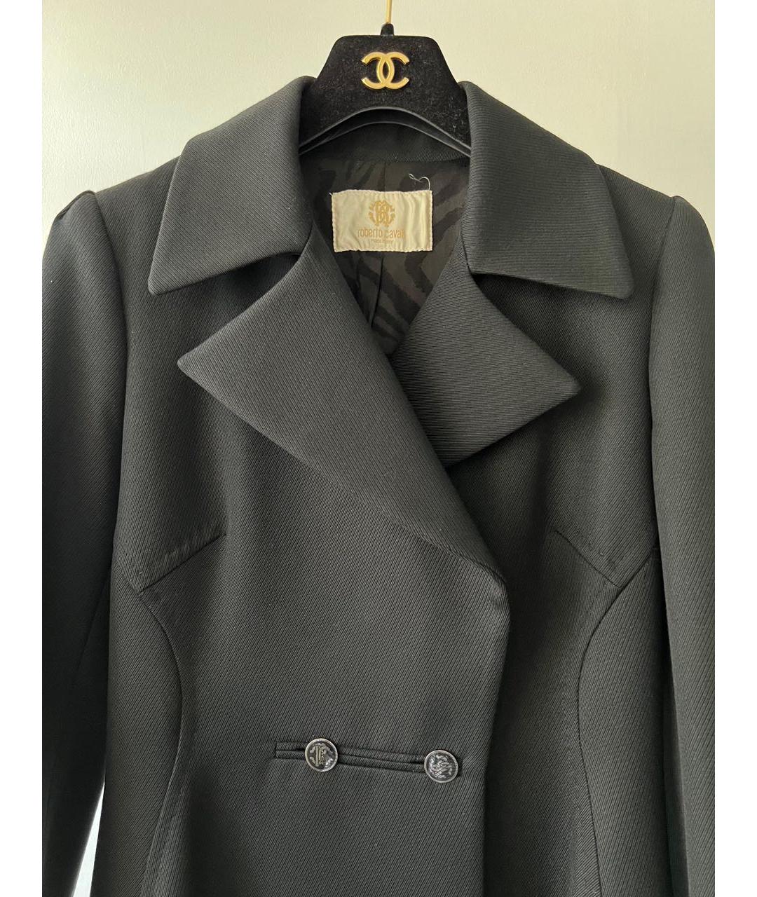 ROBERTO CAVALLI Черное пальто, фото 6