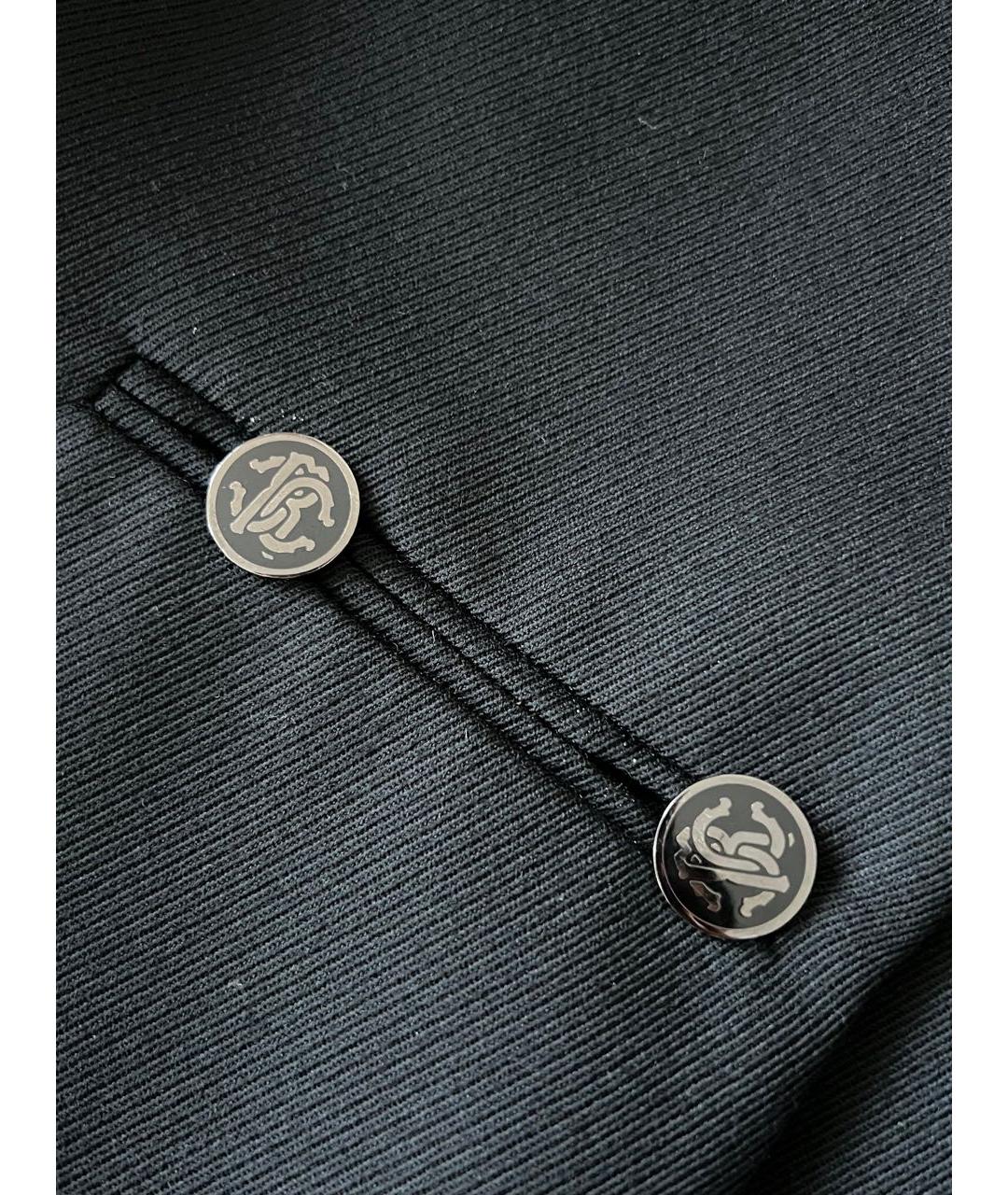 ROBERTO CAVALLI Черное пальто, фото 3