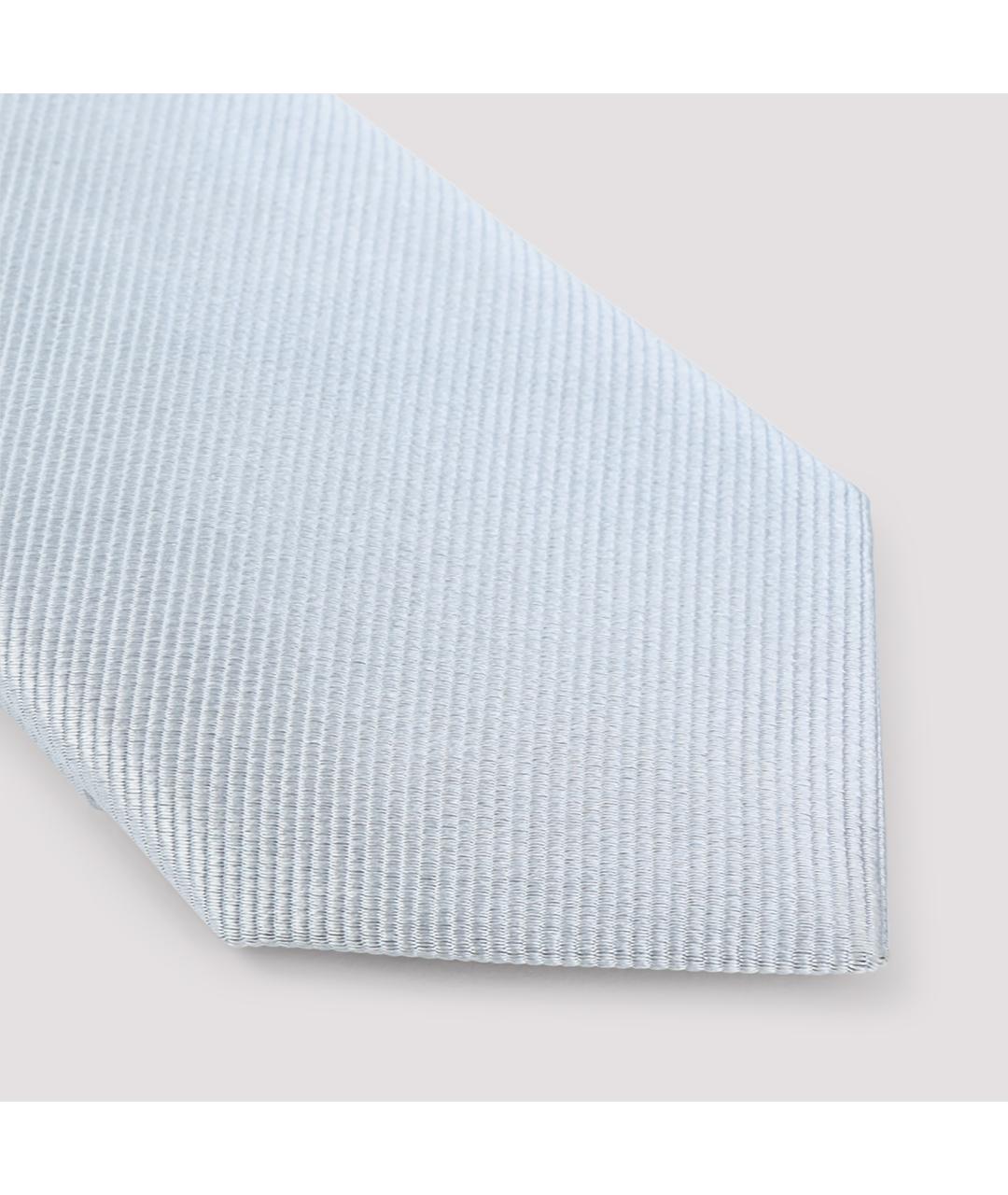 GIORGIO ARMANI Голубой шелковый галстук, фото 4