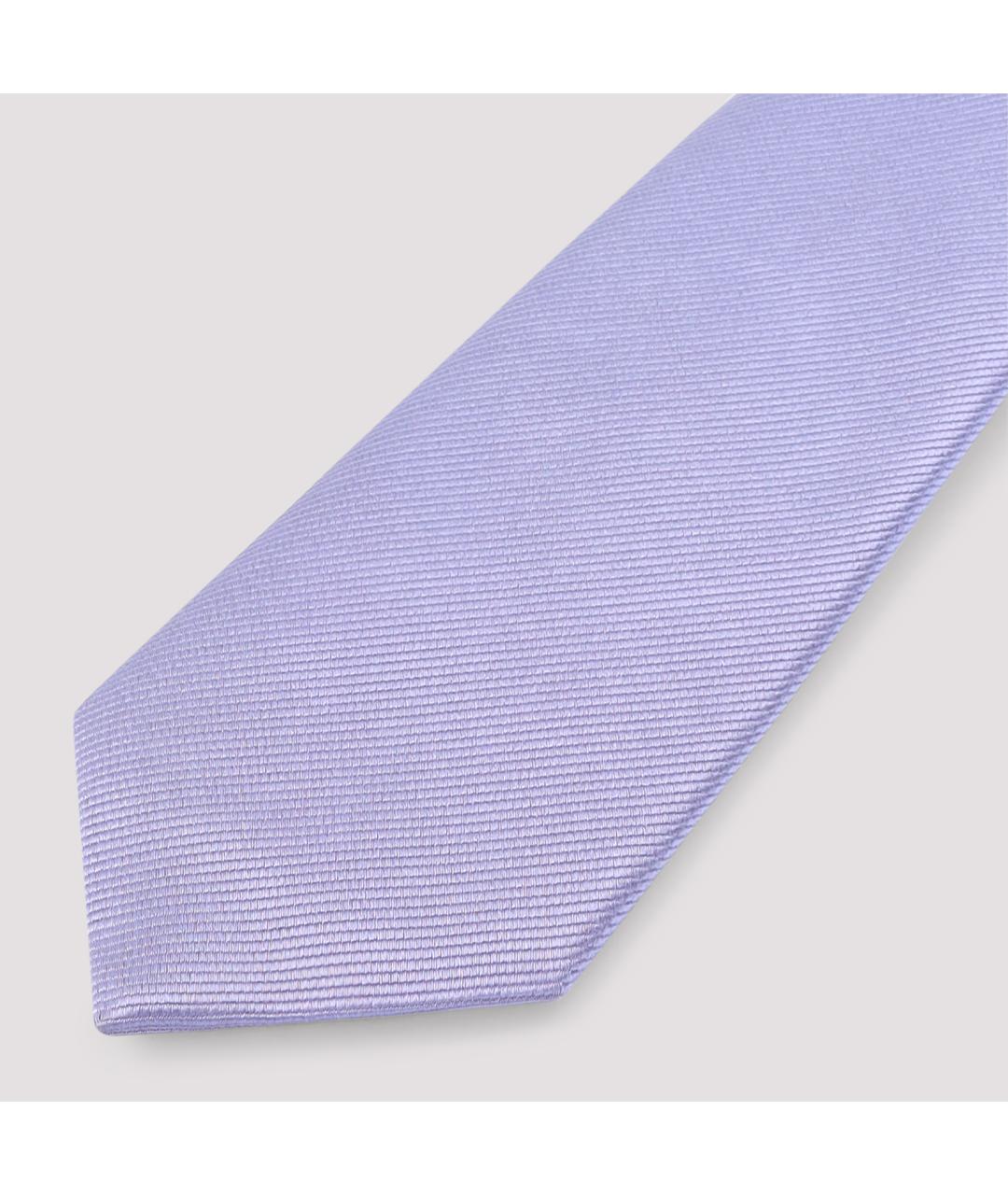 GIORGIO ARMANI Фиолетовый шелковый галстук, фото 4