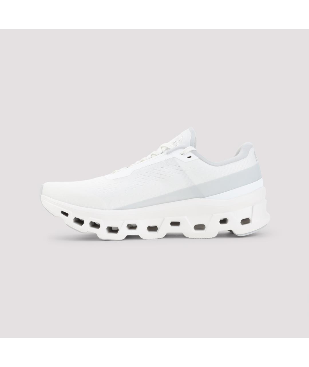 ON Белые текстильные низкие кроссовки / кеды, фото 3