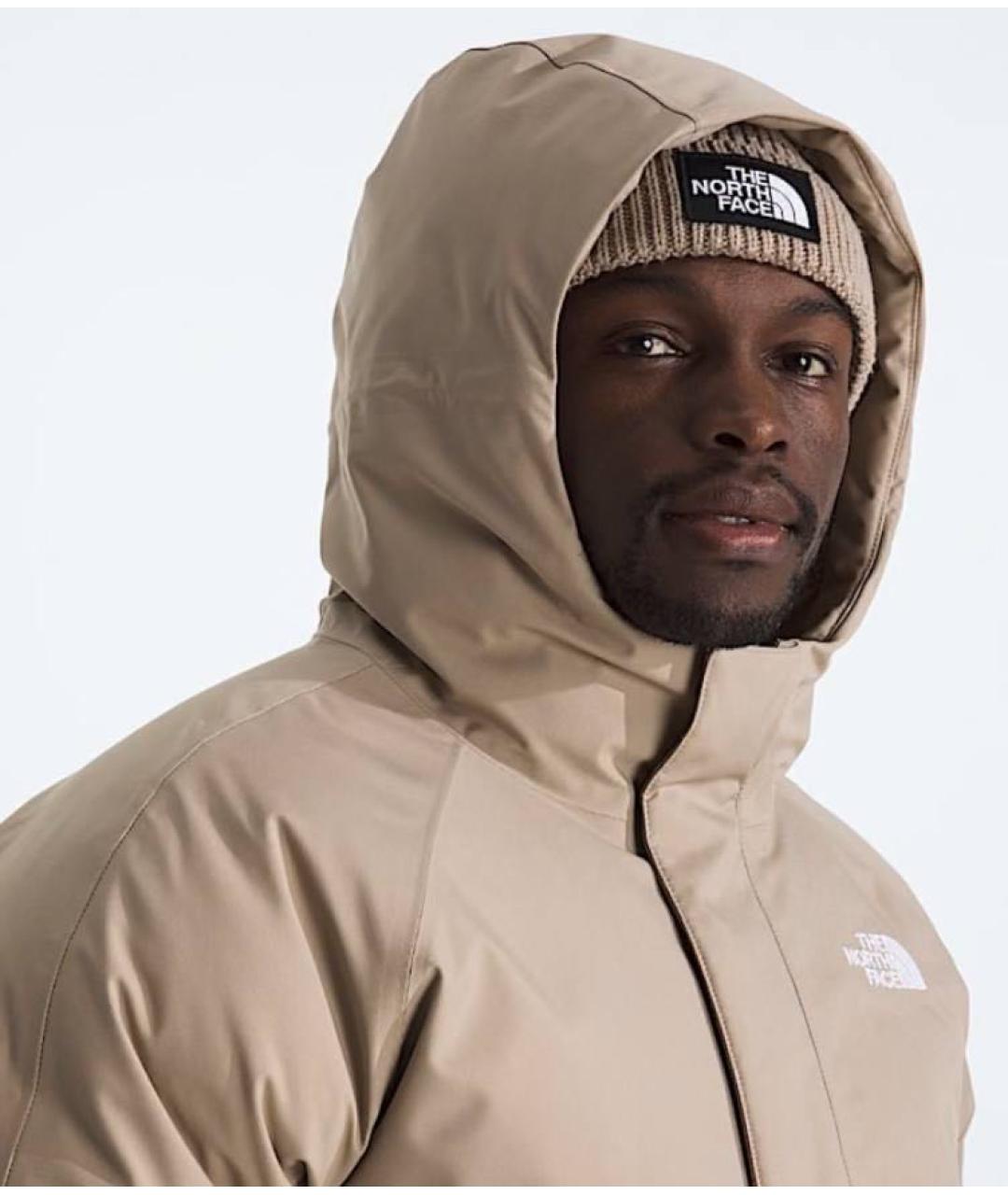 THE NORTH FACE Бежевая полиэстеровая парка, фото 6