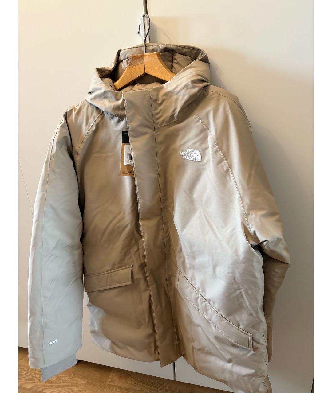 THE NORTH FACE Бежевая полиэстеровая парка, фото 7