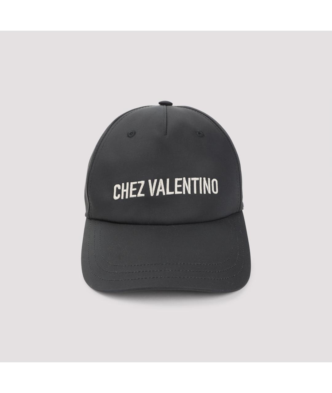 VALENTINO Черная синтетическая кепка/бейсболка, фото 2