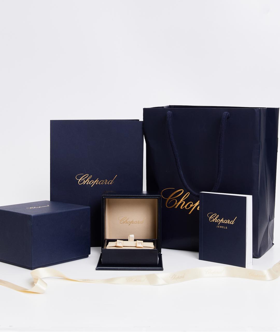 CHOPARD Золотые серьги из желтого золота, фото 5