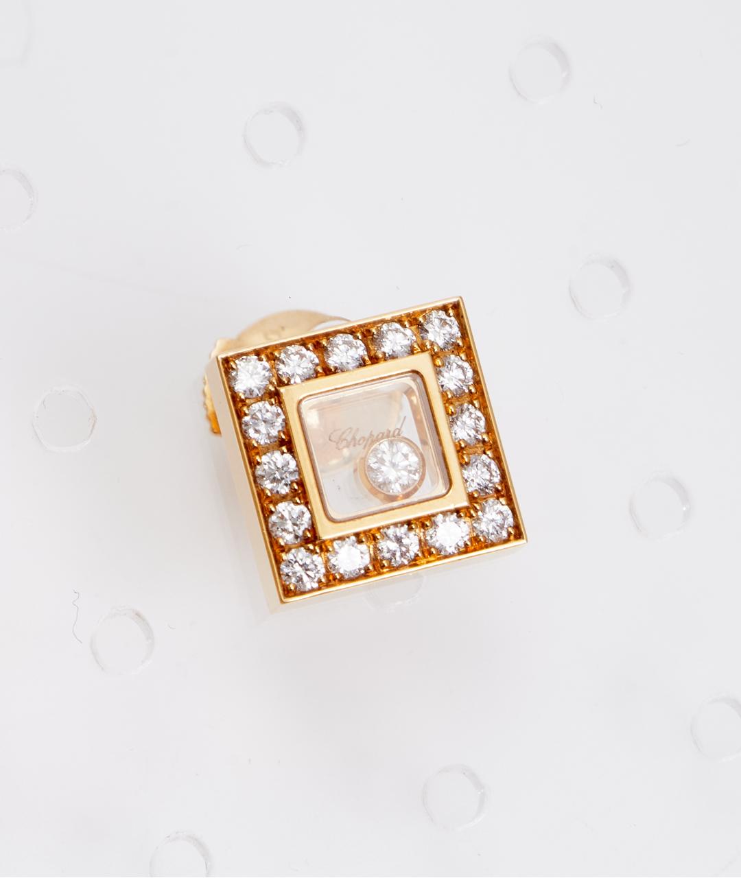 CHOPARD Золотые серьги из желтого золота, фото 2