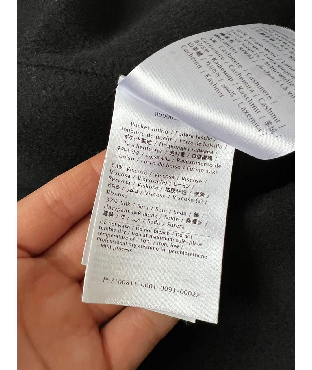 VALENTINO Черное пальто, фото 6