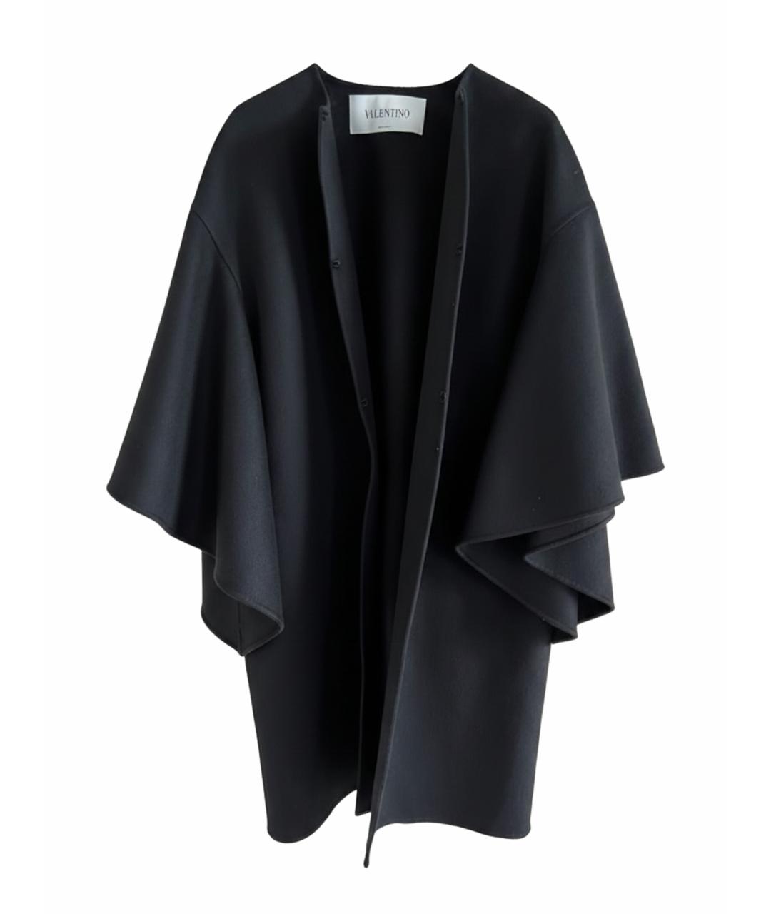 VALENTINO Черное пальто, фото 1