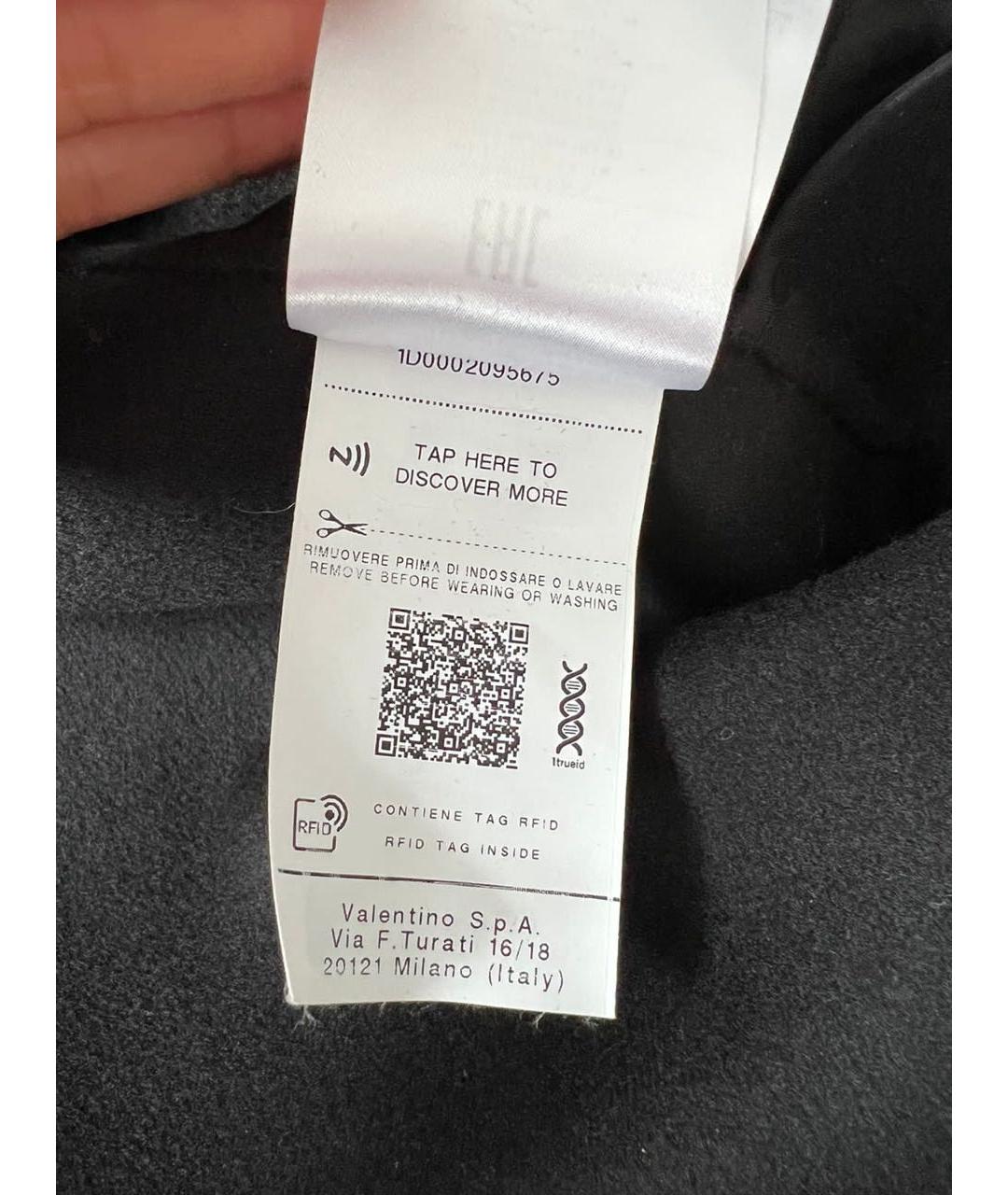 VALENTINO Черное пальто, фото 5