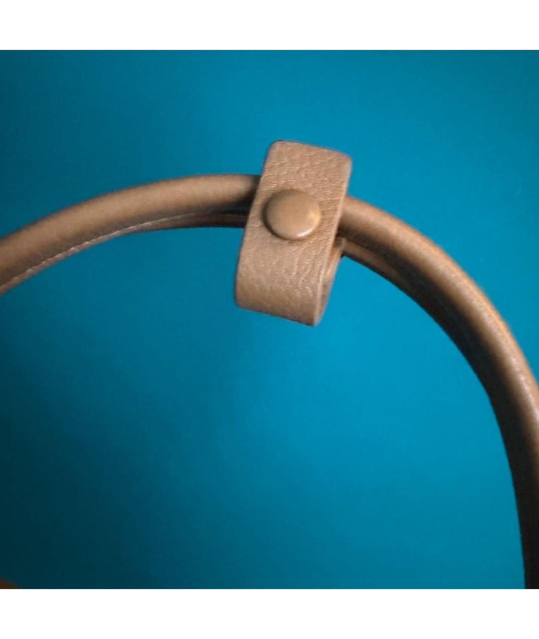 BOTTEGA VENETA Коричневая кожаная сумка с короткими ручками, фото 6