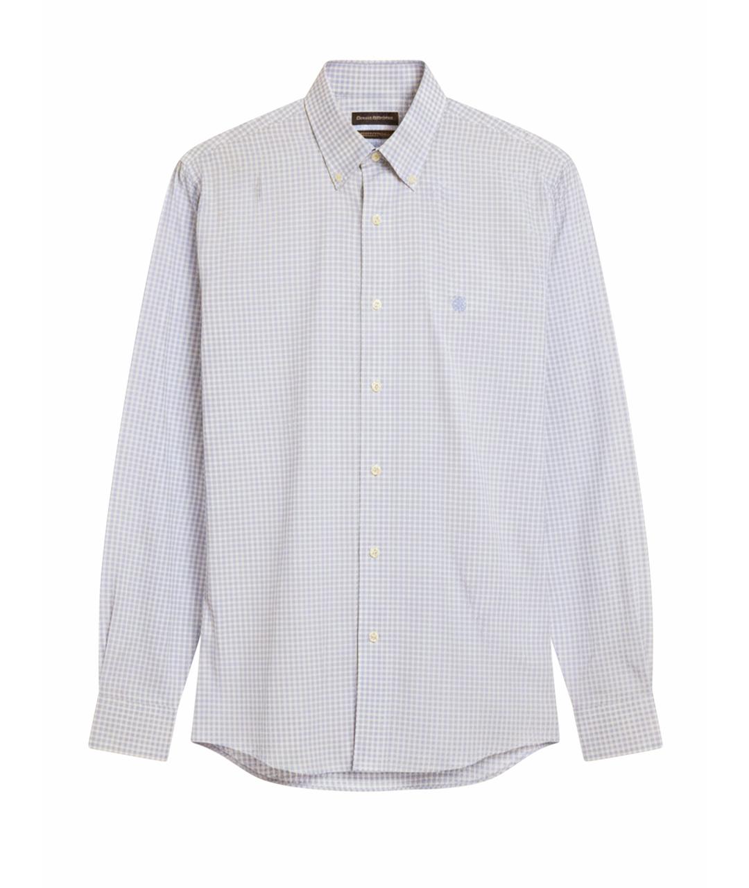 BROOKS Голубая хлопковая кэжуал рубашка, фото 1