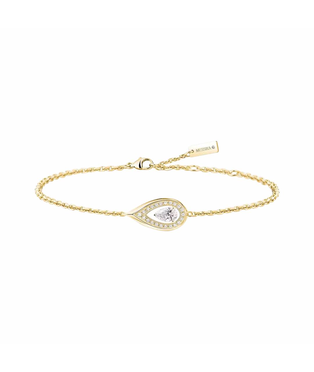 MESSIKA Зеленый браслет из желтого золота, фото 1