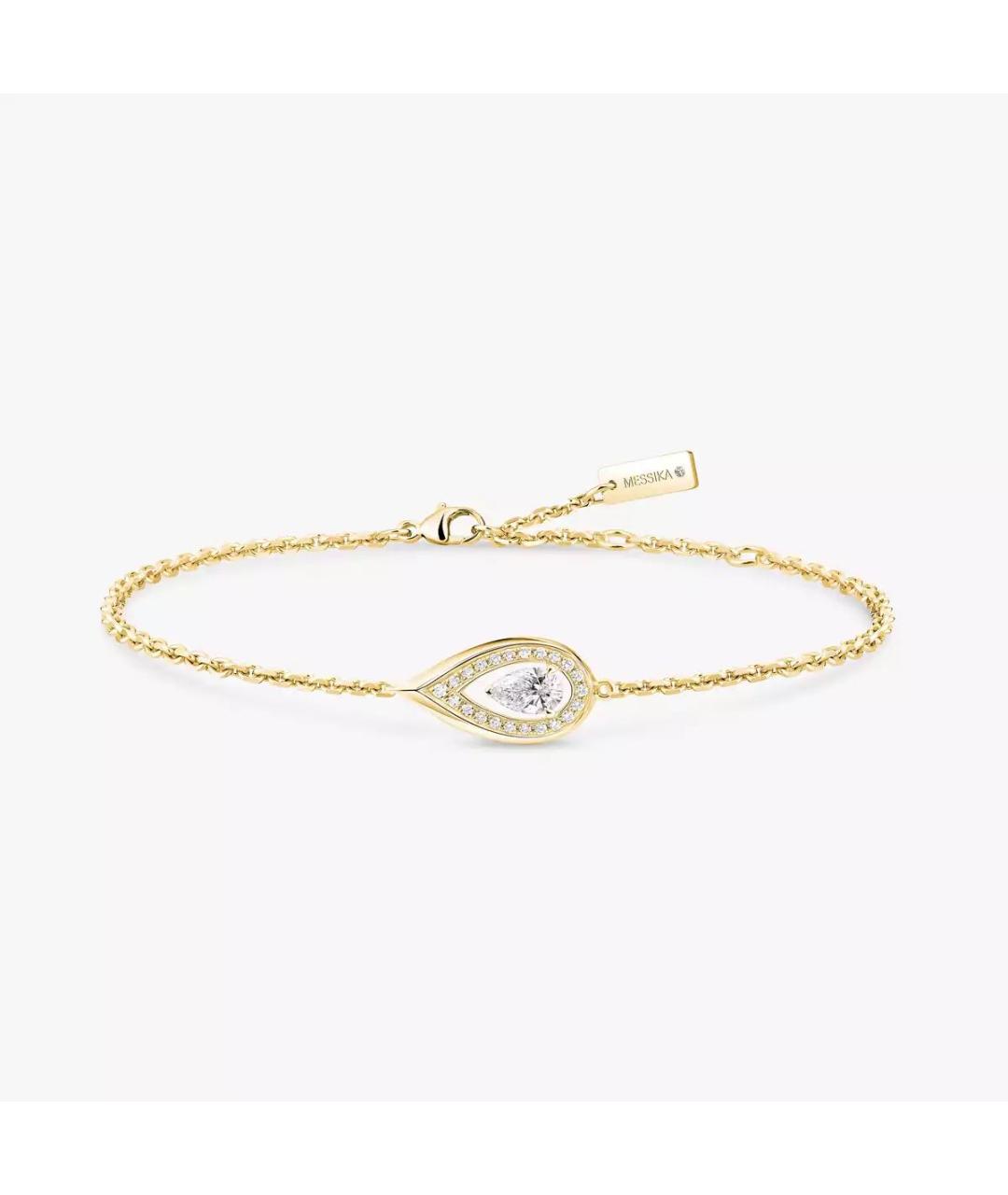 MESSIKA Зеленый браслет из желтого золота, фото 4