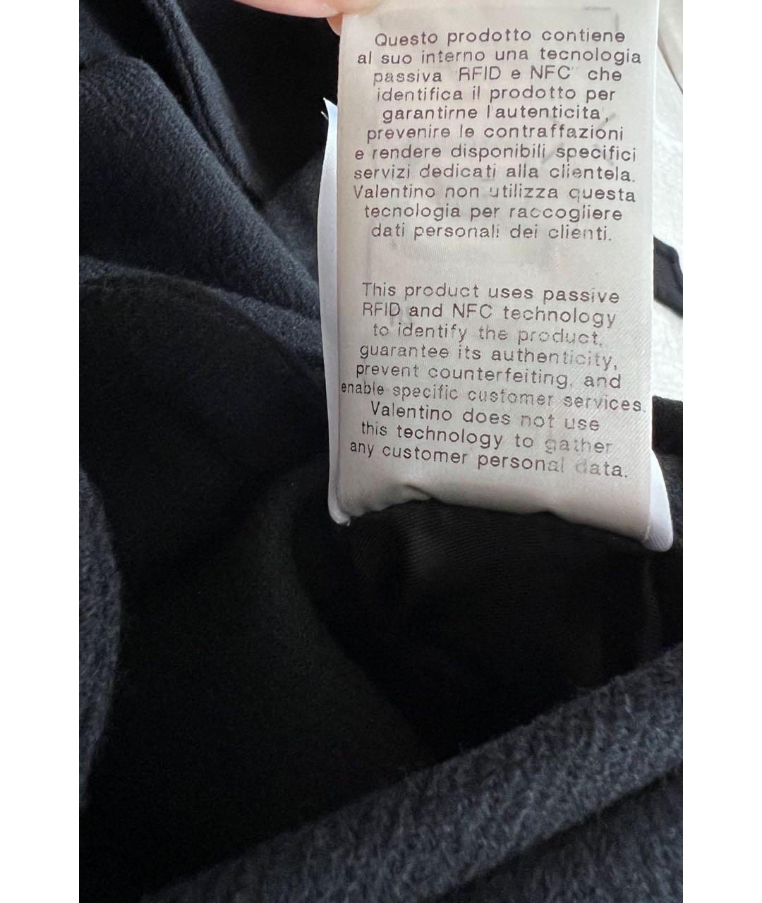 VALENTINO Черное пальто, фото 6