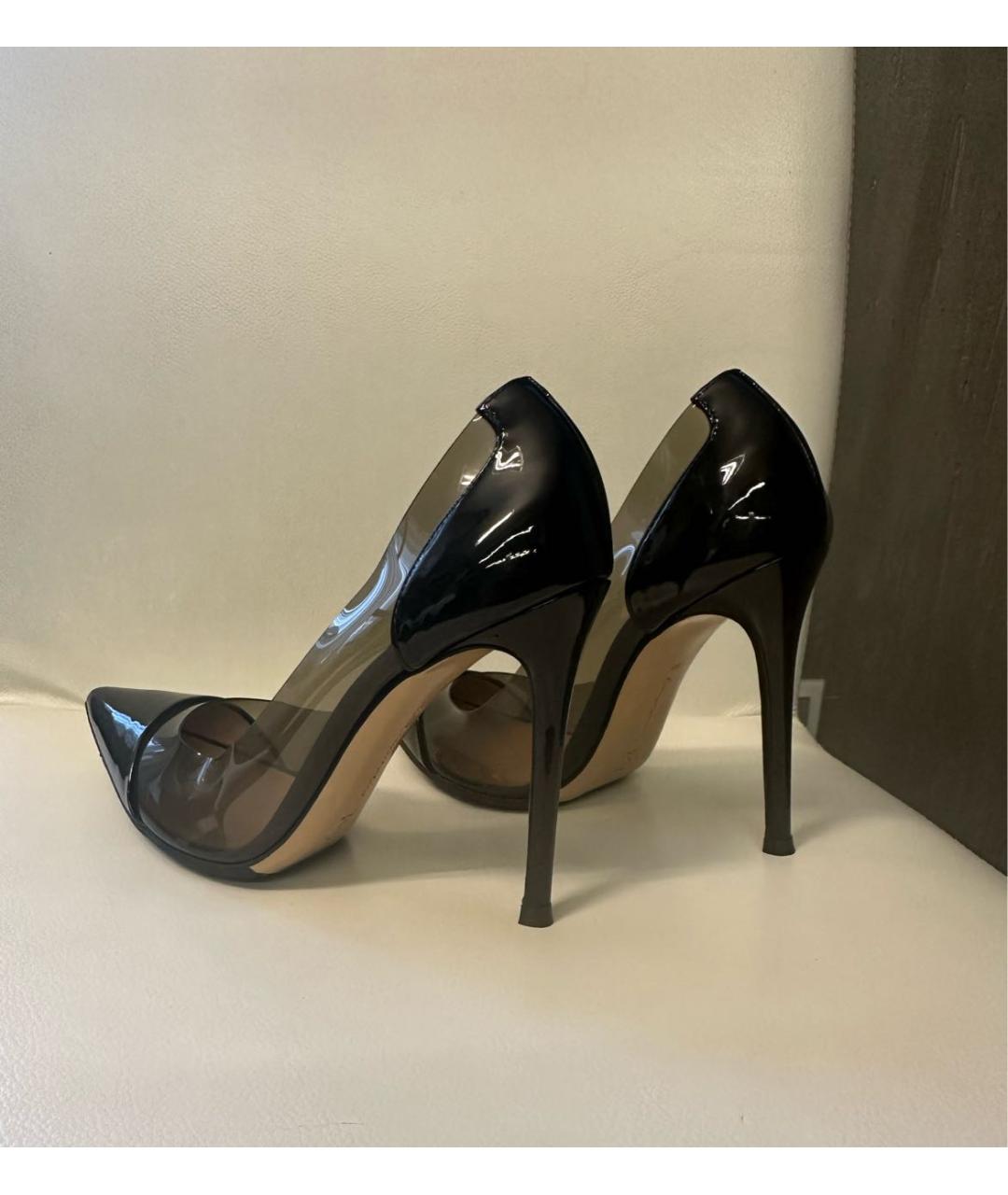 GIANVITO ROSSI Черные кожаные туфли, фото 2