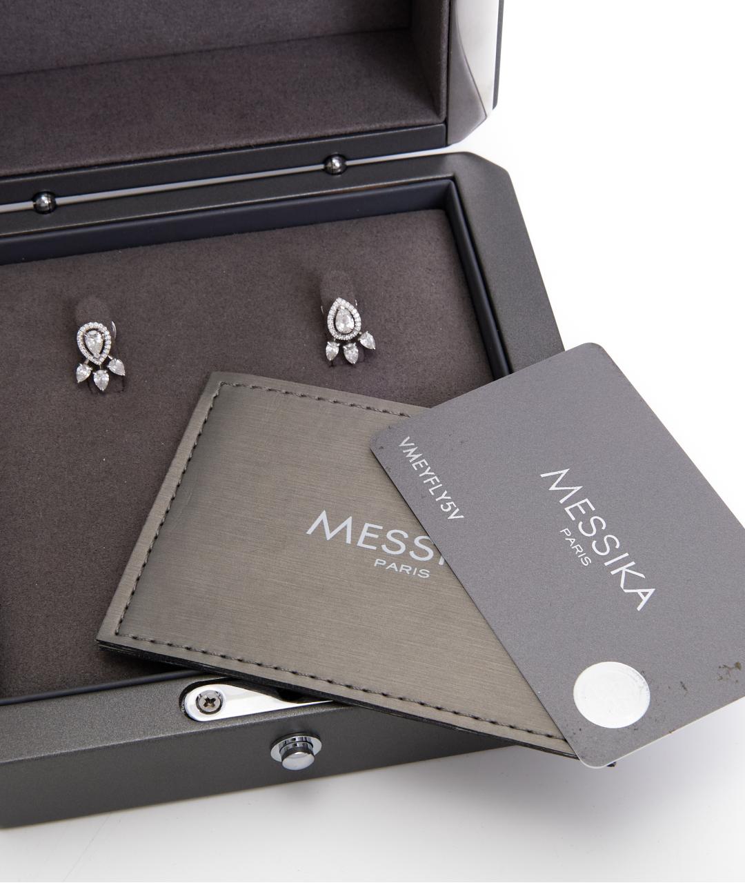 MESSIKA Серебряные серьги из белого золота, фото 6