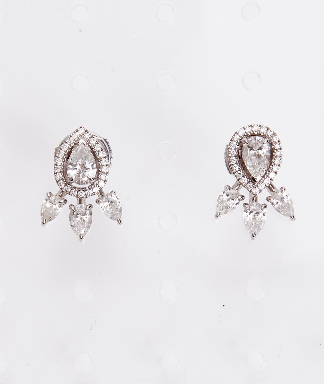 MESSIKA Серебряные серьги из белого золота, фото 7