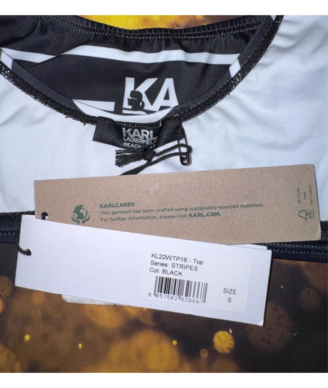 KARL LAGERFELD Мульти полиэстеровый купальник, фото 5