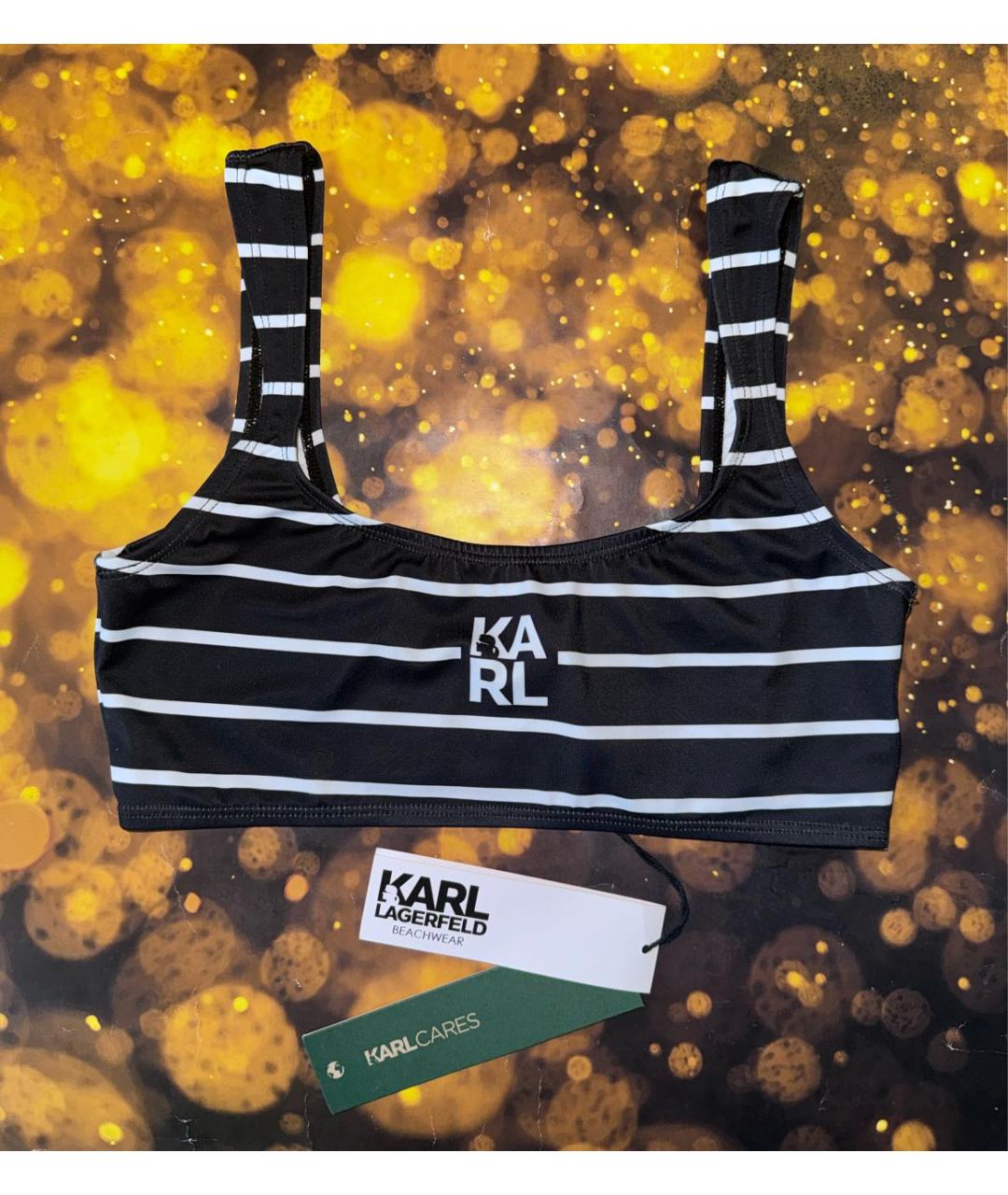 KARL LAGERFELD Мульти полиэстеровый купальник, фото 3