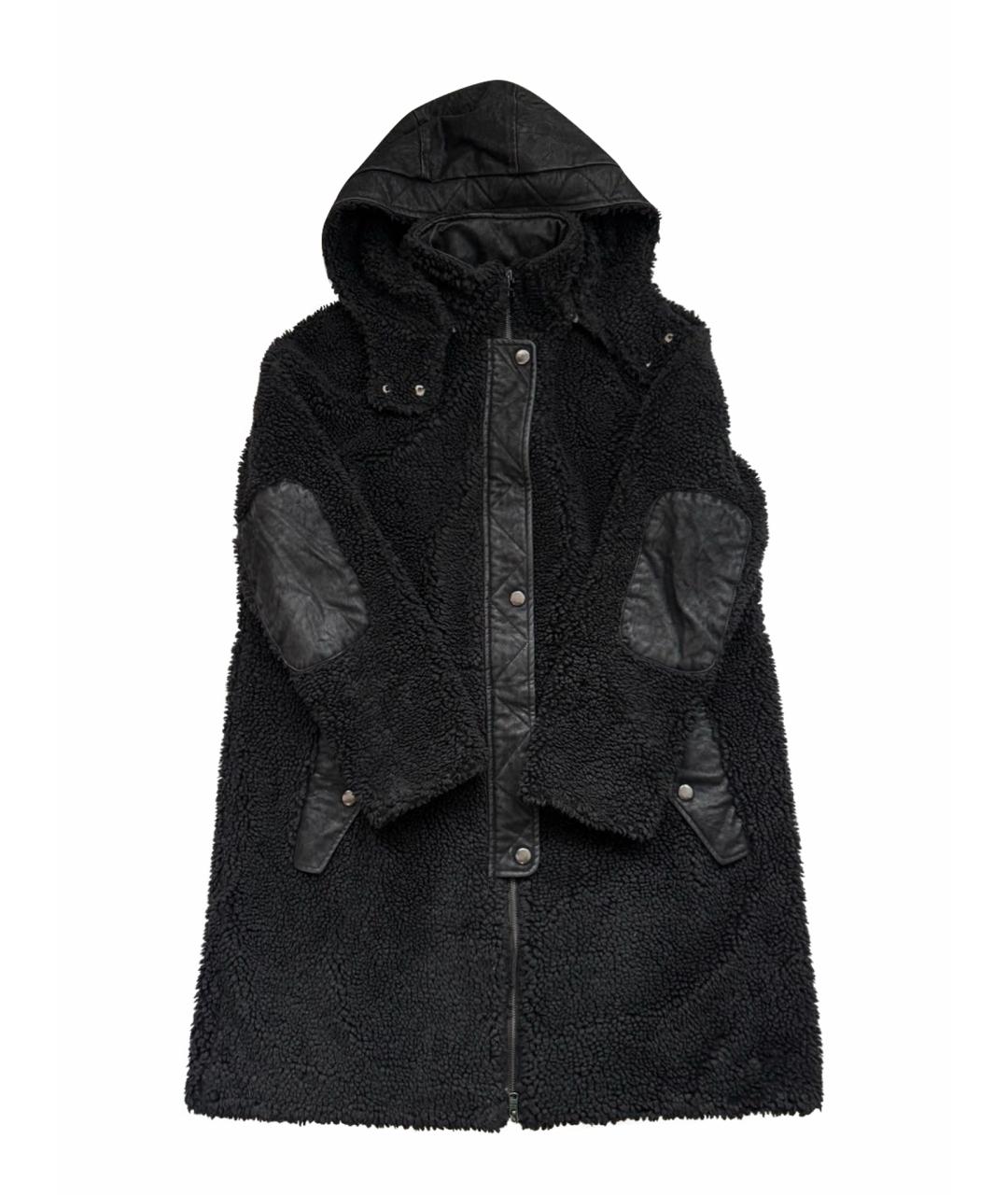 ARMANI EXCHANGE Черная дубленка, фото 1